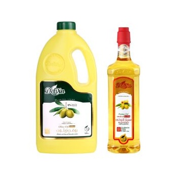  زیتون خالص تصفیه شده بدون بو مناسب سرخ کردنی و پخت و پز - 1800 میلی لیتر و روغن سرخ کردنی بر پایه روغن زیتون دلوین - 1000 میلی لیتر63627158ddfe257250